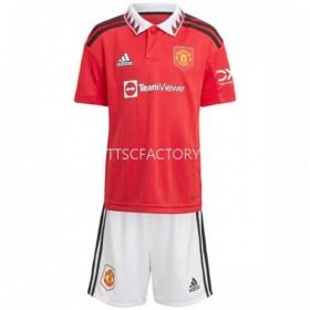 Camisolas de futebol Manchester United Criança Equipamento Principal 2022/23 Manga Curta